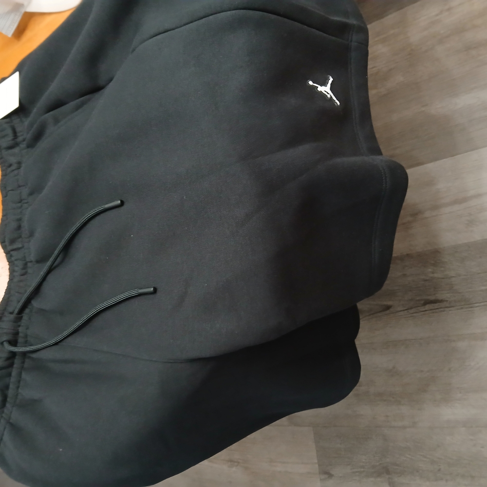 Black Jogger Pants with Logo